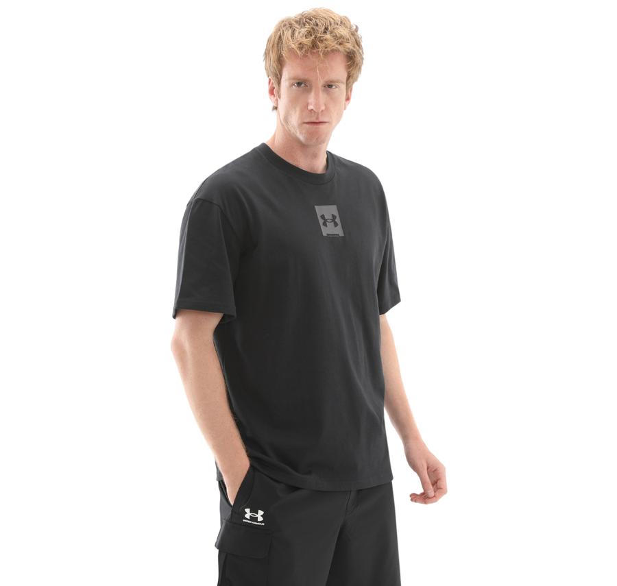 Under Armour Ua M Hw Os Sm Box Ss Erkek T-Shirt Siyah Under Armour Ua M Hw Os Sm Box Ss Erkek T-Shirt Siyah