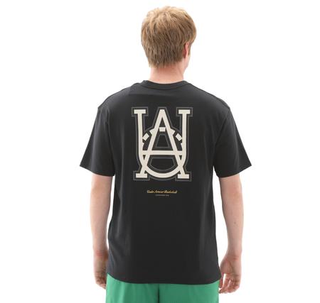 Under Armour Ua M Hwt Hoops Courtside Ss Erkek T-Shirt Siyah