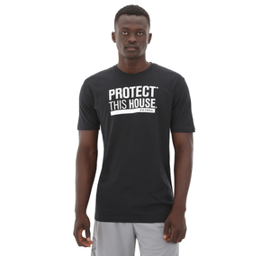 Under Armour Ua Protect Thıs House Ss Erkek T-Shirt Siyah