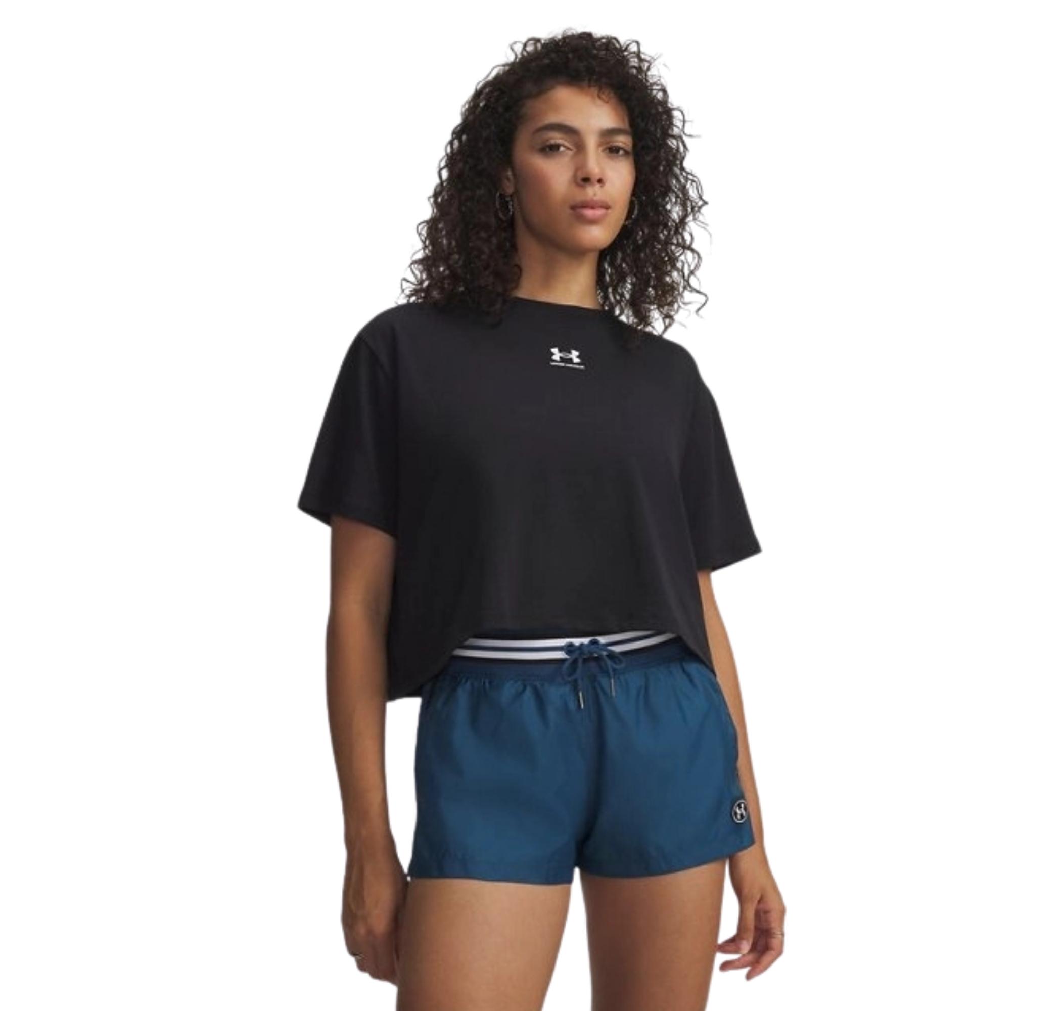 Женская футболка Under Armour Ua Rival Boxy Tee Solid