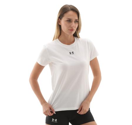 Under Armour Ua Rival Core Ss Kadın T-Shirt Beyaz