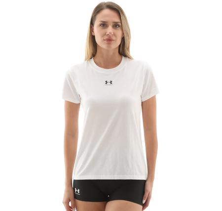 Under Armour Ua Rival Core Ss Kadın T-Shirt Beyaz Under Armour Ua Rival Core Ss Kadın T-Shirt Beyaz