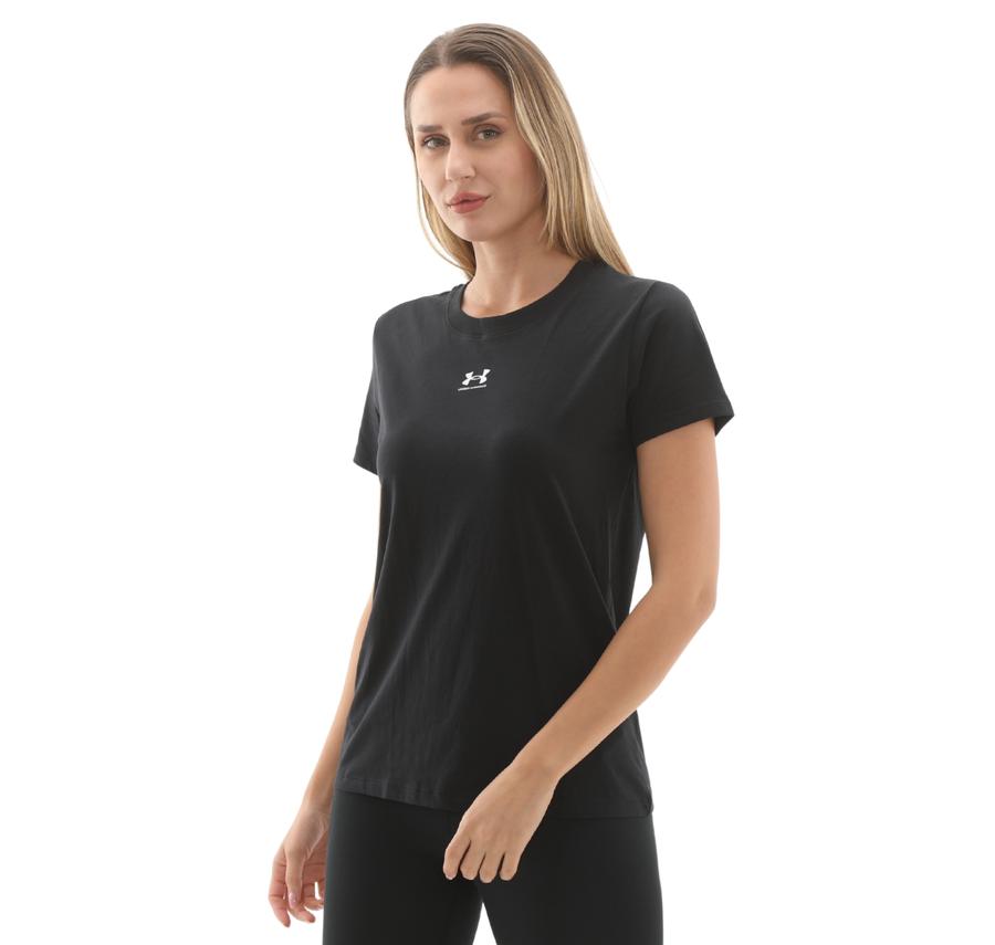 Under Armour Ua Rival Core Ss Kadın T-Shirt Siyah Under Armour Ua Rival Core Ss Kadın T-Shirt Siyah