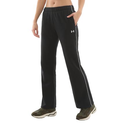 Under Armour Ua Rival Flc Piped Pant Kadın Eşofman Altı Siyah