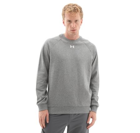 Under Armour Ua Rival Fleece Crew Erkek Sweatshirt Gri Under Armour Ua Rival Fleece Crew Erkek Sweatshirt Gri