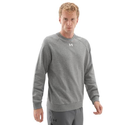 Under Armour Ua Rival Fleece Crew Erkek Sweatshirt Gri Under Armour Ua Rival Fleece Crew Erkek Sweatshirt Gri
