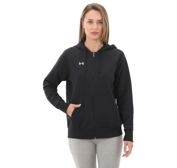 Under Armour Ua Rival Fleece Fz Hoodie Kadın Ceket Siyah Under Armour Ua Rival Fleece Fz Hoodie Kadın Ceket Siyah