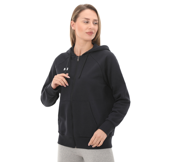 Under Armour Ua Rival Fleece Fz Hoodie Kadın Ceket Siyah Under Armour Ua Rival Fleece Fz Hoodie Kadın Ceket Siyah