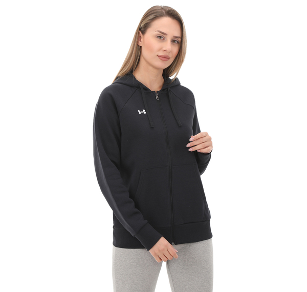 Under Armour Ua Rival Fleece Fz Hoodie Kadın Ceket Siyah Under Armour Ua Rival Fleece Fz Hoodie Kadın Ceket Siyah