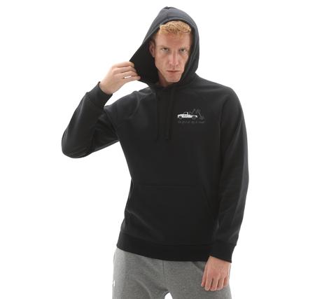 Under Armour Ua Rival Fleece Hbr Logo Hd Erkek Sweatshirt Siyah