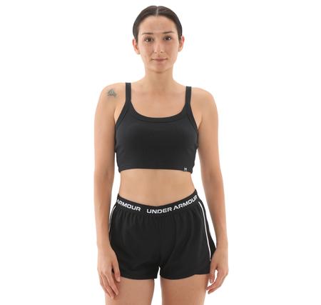 Under Armour Ua Rival Rib Baby Tank Kadın T-Shirt Siyah