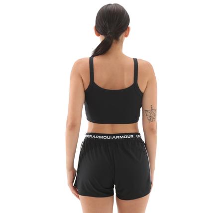 Under Armour Ua Rival Rib Baby Tank Kadın T-Shirt Siyah