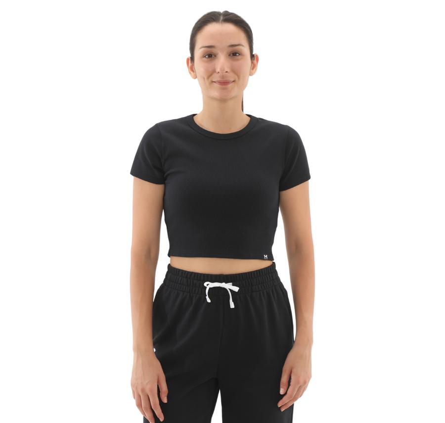 Under Armour Ua Rival Rib Baby Tee Kadın T-Shirt Siyah Under Armour Ua Rival Rib Baby Tee Kadın T-Shirt Siyah