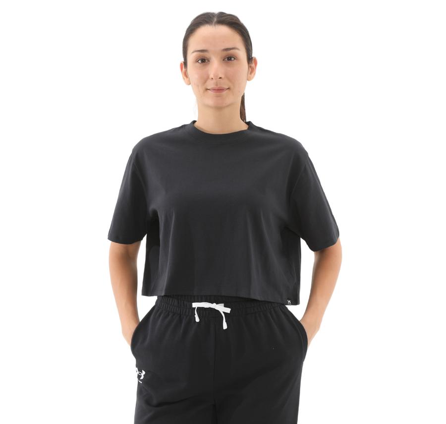 Under Armour Ua Rival Ss Kadın T-Shirt Siyah Under Armour Ua Rival Ss Kadın T-Shirt Siyah