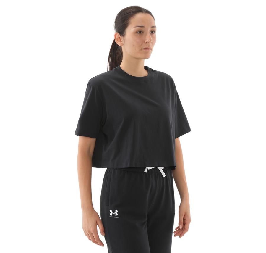 Under Armour Ua Rival Ss Kadın T-Shirt Siyah Under Armour Ua Rival Ss Kadın T-Shirt Siyah