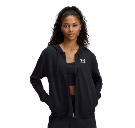Under Armour Ua Rival Terry Fz Kadın Ceket Siyah