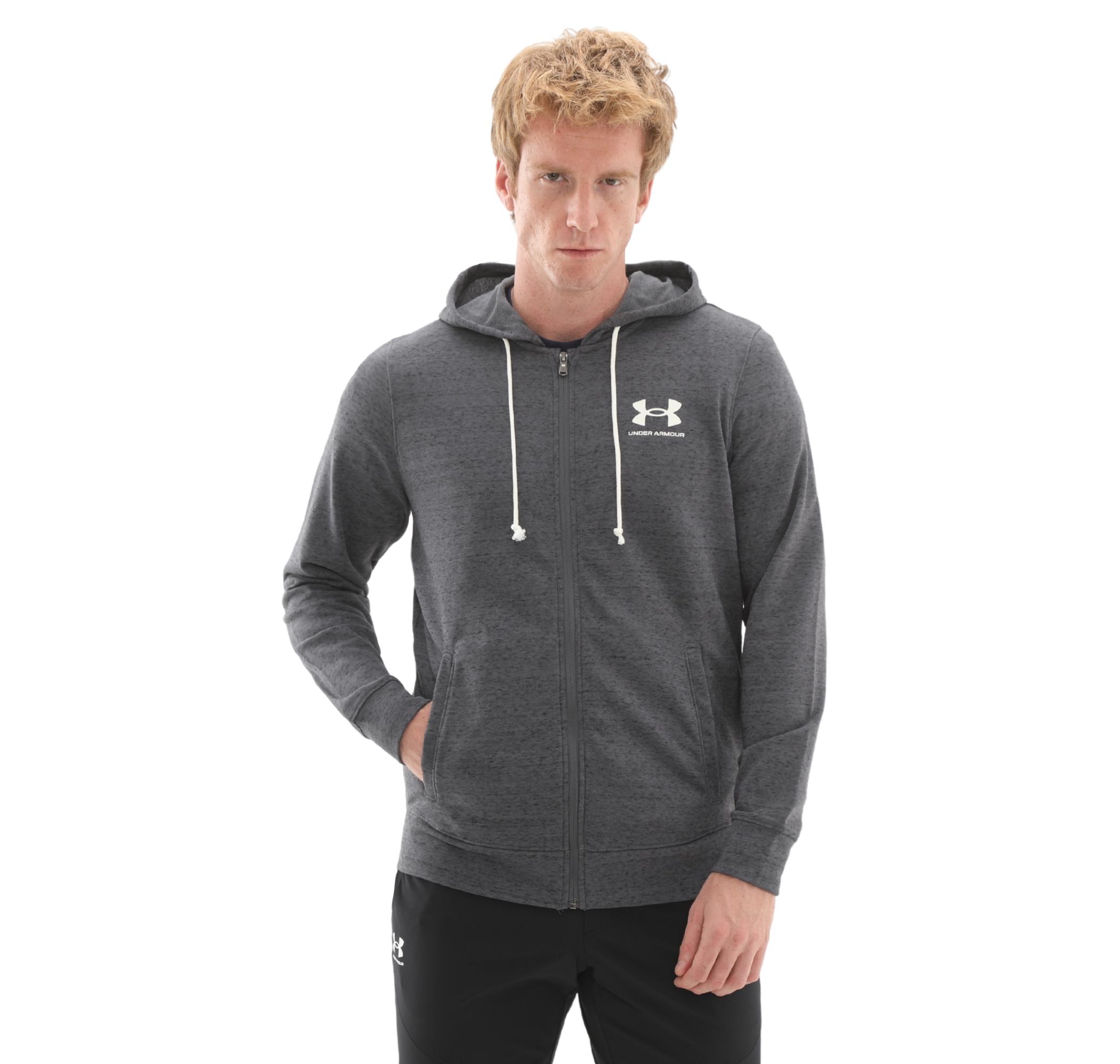 Мужская куртка Under Armour Ua Rival Terry Lc Fz Antrasit
