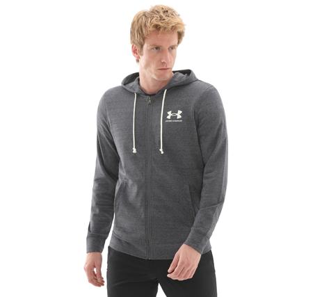 Under Armour Ua Rival Terry Lc Fz Erkek Ceket Antrasit