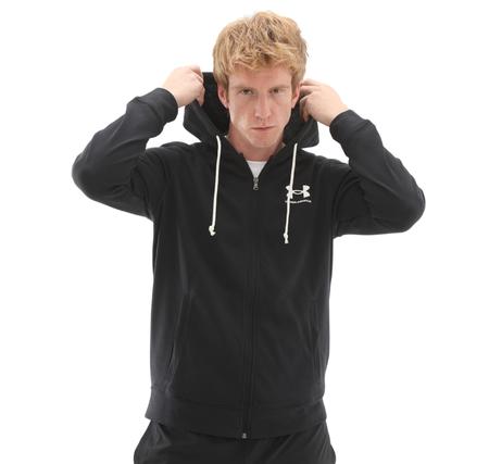 Under Armour Ua Rival Terry Lc Fz Erkek Ceket Siyah