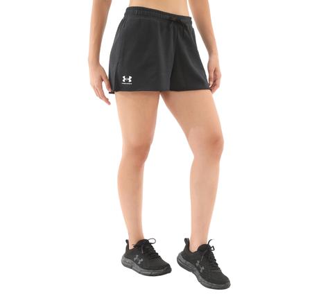 Under Armour Ua Rival Terry Short Kadın Şort Ve Kapri Siyah