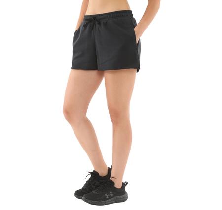 Under Armour Ua Rival Terry Short Kadın Şort Ve Kapri Siyah