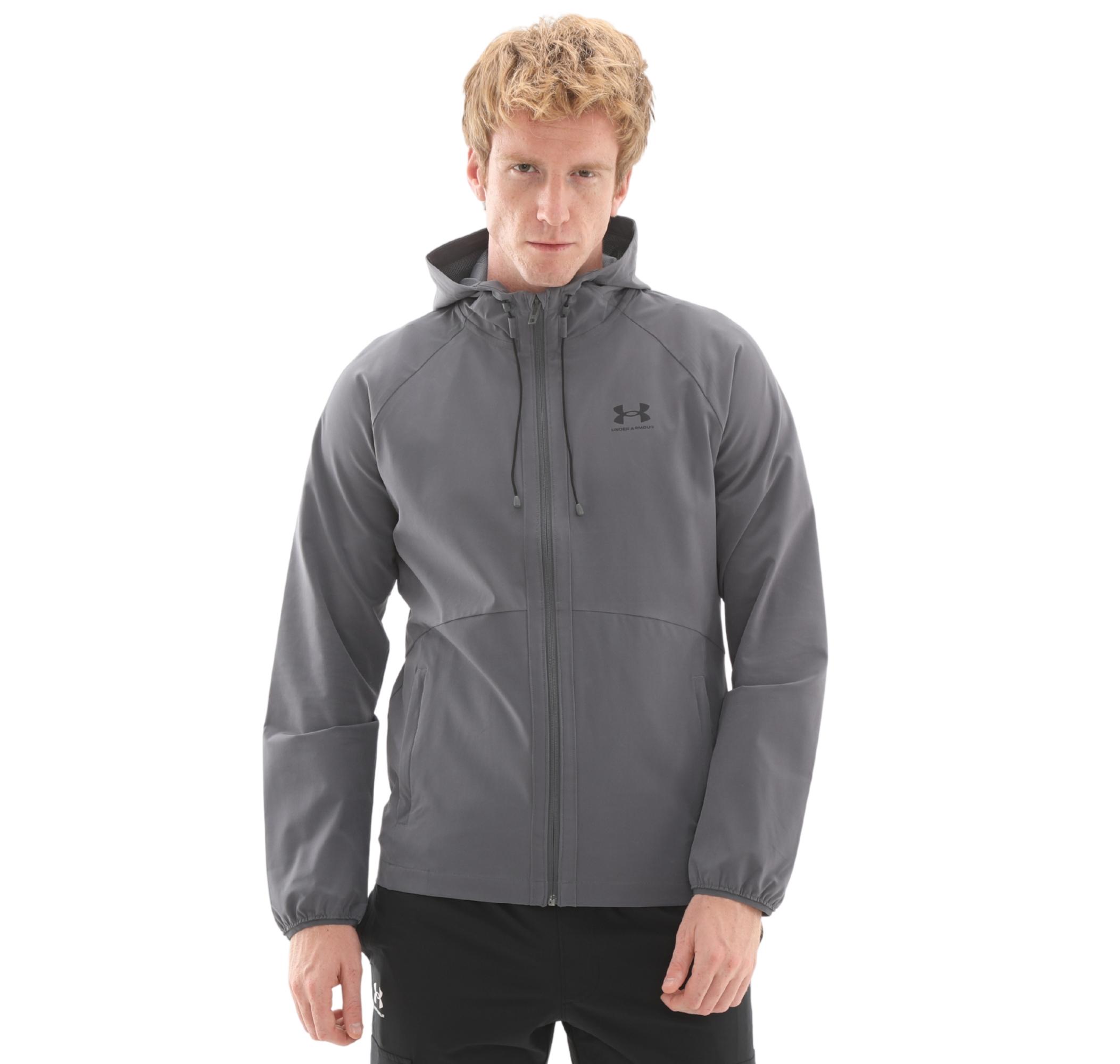 Мужская ветровка Under Armour Ua Stretch Wvn Windbreakereu Yağmurluk-Rüzgarlik Antrasit
