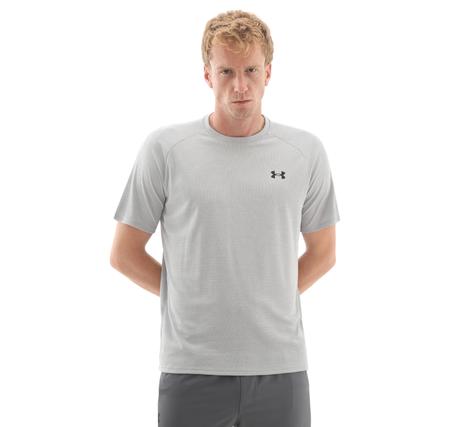 Under Armour Ua Tech Textured Ss Erkek T-Shirt Gri Under Armour Ua Tech Textured Ss Erkek T-Shirt Gri