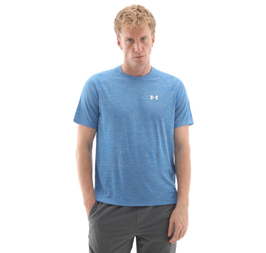 Under Armour Ua Tech Textured Ss Erkek T-Shirt Mavi Under Armour Ua Tech Textured Ss Erkek T-Shirt Mavi