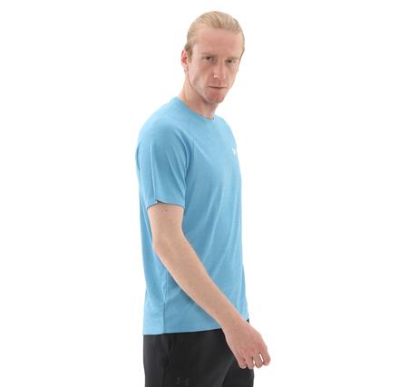 Under Armour Ua Tech Textured Ss Erkek T-Shirt Mavi