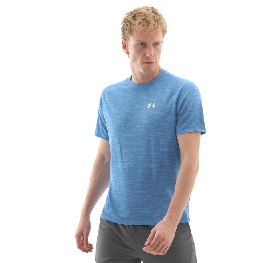 Under Armour Ua Tech Textured Ss Erkek T-Shirt Mavi Under Armour Ua Tech Textured Ss Erkek T-Shirt Mavi
