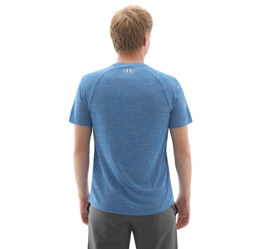 Under Armour Ua Tech Textured Ss Erkek T-Shirt Mavi Under Armour Ua Tech Textured Ss Erkek T-Shirt Mavi
