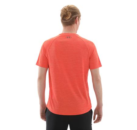 Under Armour Ua Tech Textured Ss Erkek T-Shirt Turuncu