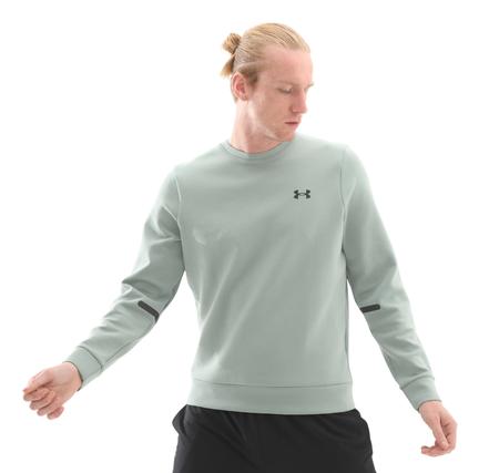 Under Armour Ua Unstoppable Flc Crew Eu Erkek Sweatshirt Gri