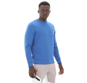 Under Armour Ua Unstoppable Flc Crew Eu Erkek Sweatshirt Mavi
