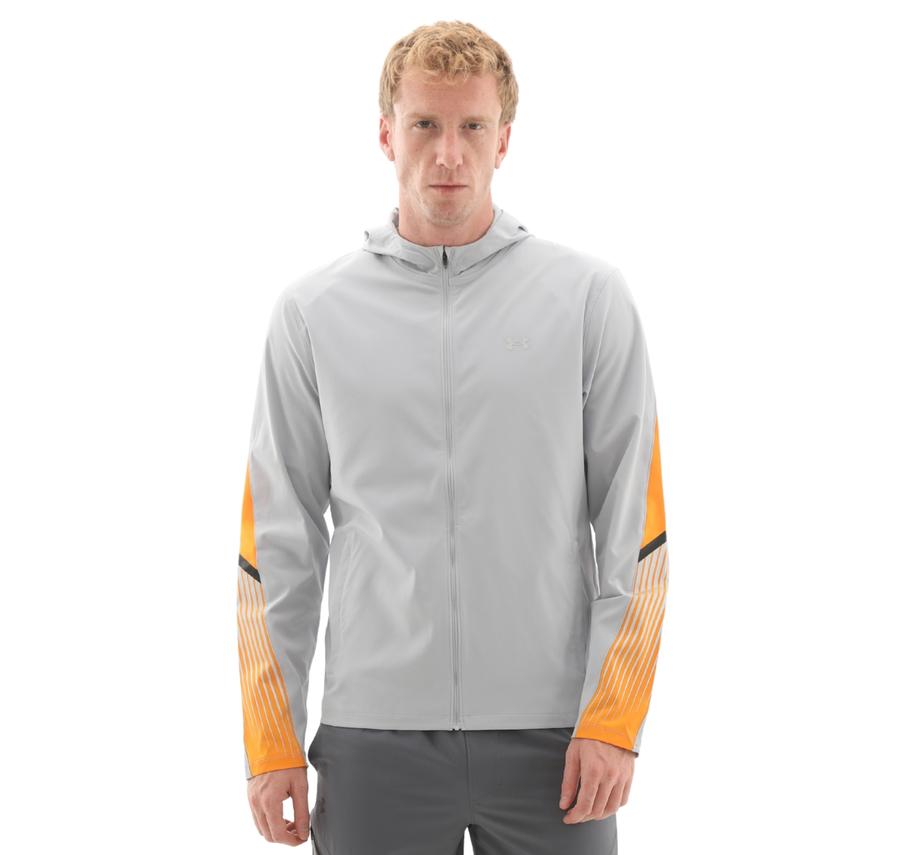 Under Armour Ua Velociti Storm Hooded Jkt Erkek Yağmurluk-Rüzgarlık Gri Under Armour Ua Velociti Storm Hooded Jkt Erkek Yağmurluk-Rüzgarlık Gri