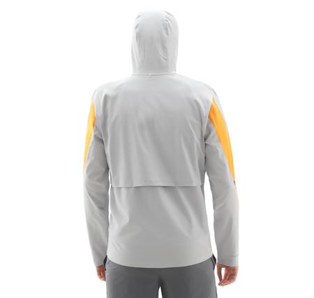 Under Armour Ua Velociti Storm Hooded Jkt Erkek Yağmurluk-Rüzgarlık Gri