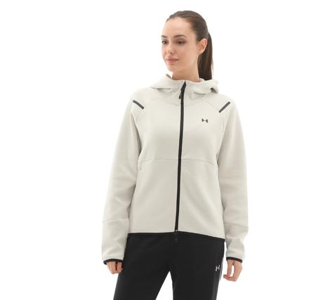 Under Armour Unstoppable Fleece Fz Kadın Ceket Krem Under Armour Unstoppable Fleece Fz Kadın Ceket Krem