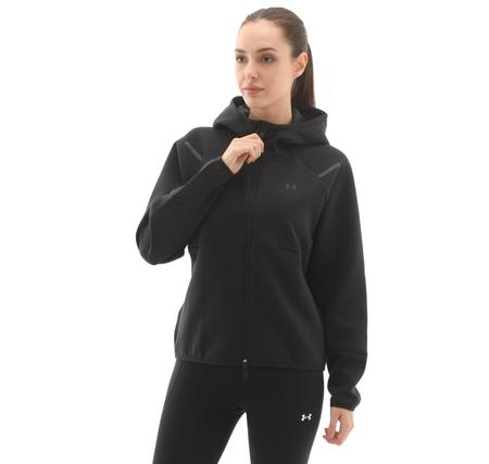 Under Armour Unstoppable Fleece Fz Kadın Ceket Siyah Under Armour Unstoppable Fleece Fz Kadın Ceket Siyah