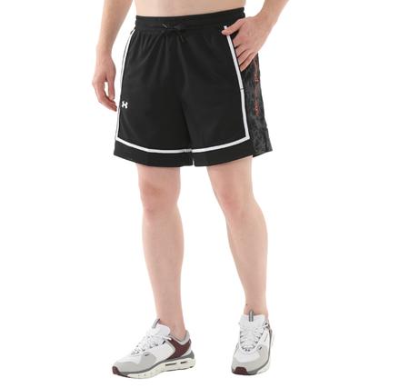 Under Armour Zone Pro 7" Mesh Short Prntd Erkek Şort Ve Kapri Siyah