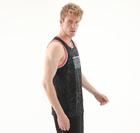 Under Armour Zone Pro Mesh Tank Printed Erkek T-Shirt Siyah