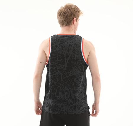 Under Armour Zone Pro Mesh Tank Printed Erkek T-Shirt Siyah