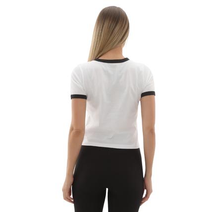 Vans Apple Boom Rınger Tee Kadın T-Shirt Beyaz