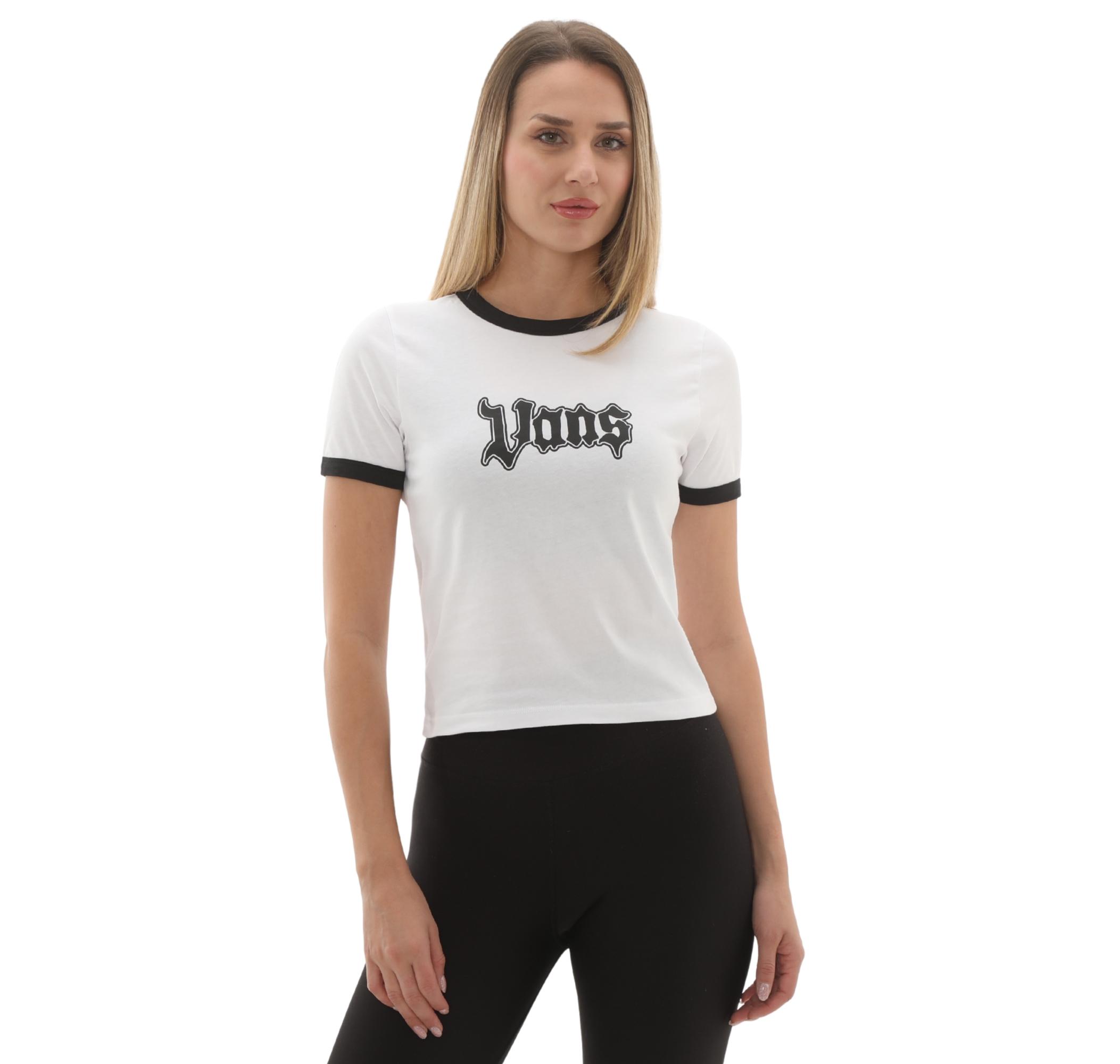 Женская футболка Vans Apple Boom Ringer Tee