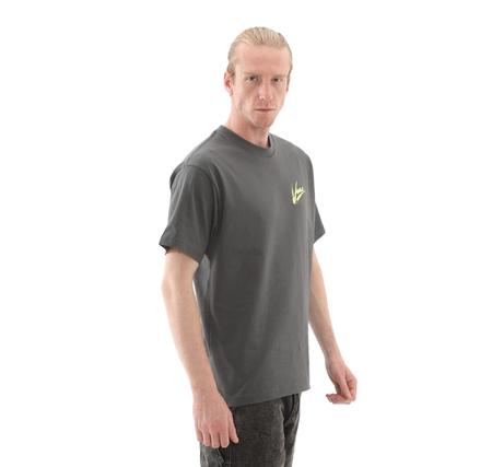 Vans Brush Script Loose Ss Erkek T-Shirt Gri