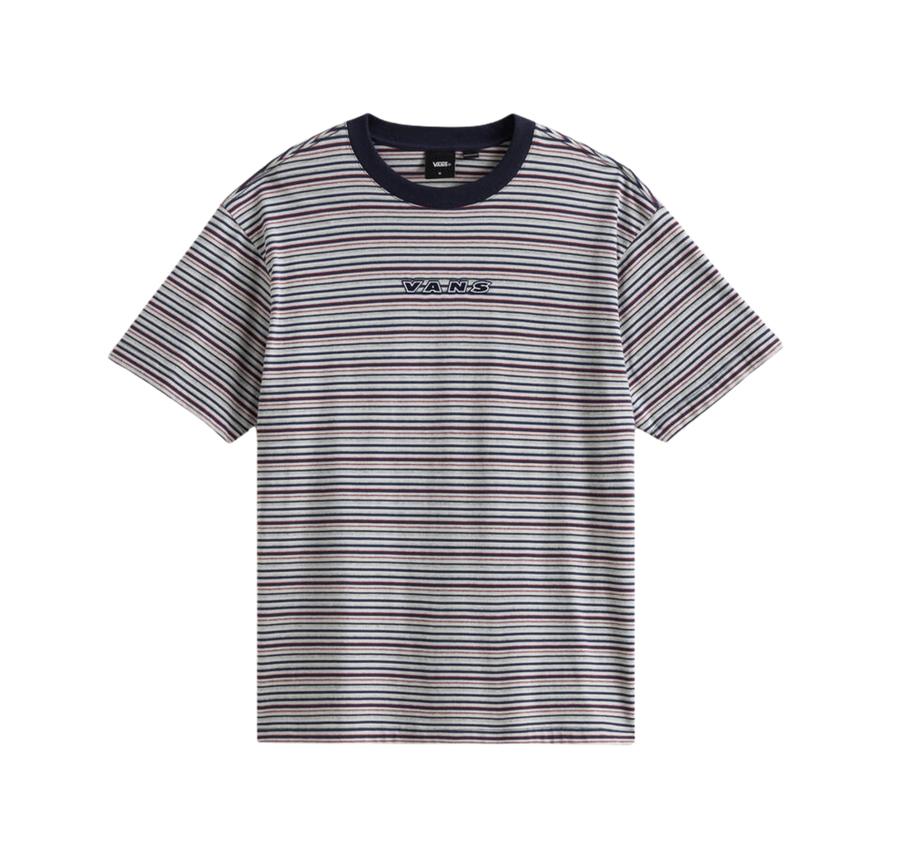 Vans Cameron Stripe Ss Knit Erkek T-Shirt Gri Vans Cameron Stripe Ss Knit Erkek T-Shirt Gri