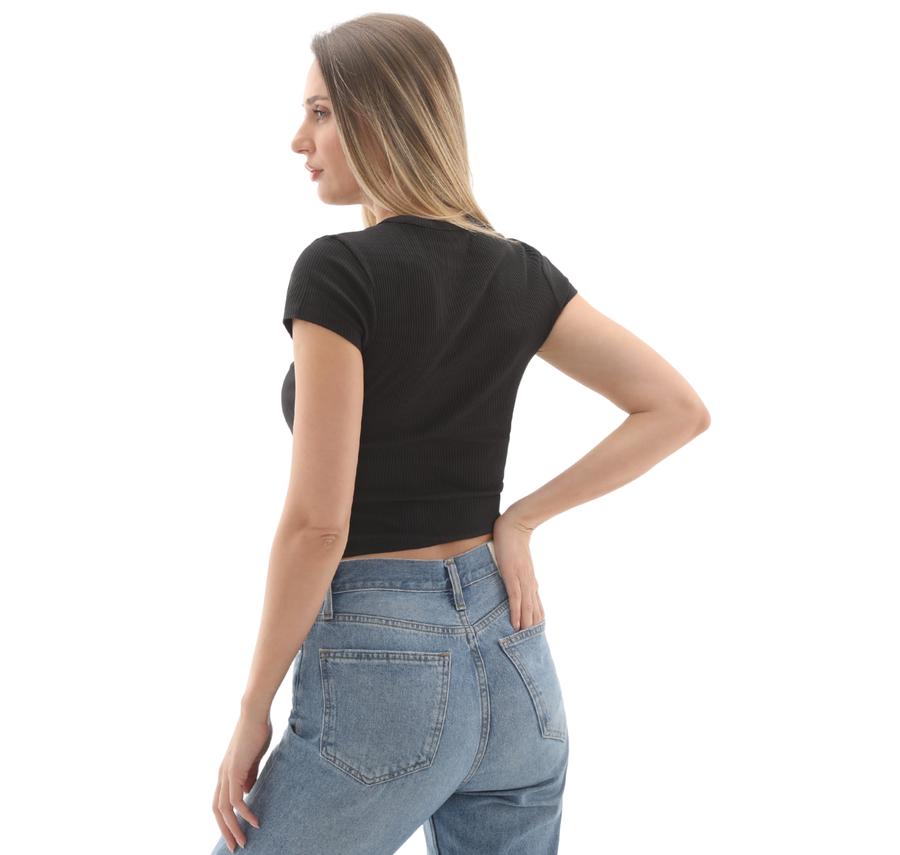 Vans Cameron Tee Kadın T-Shirt Siyah Vans Cameron Tee Kadın T-Shirt Siyah