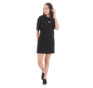 Vans Center Vee Tee Dress Kadın Elbise - Etek Siyah 0