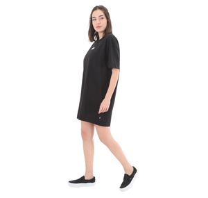 Vans Center Vee Tee Dress Kadın Elbise - Etek Siyah 2