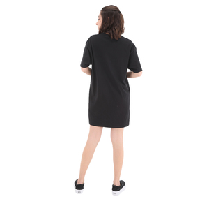 Vans Center Vee Tee Dress Kadın Elbise - Etek Siyah 3