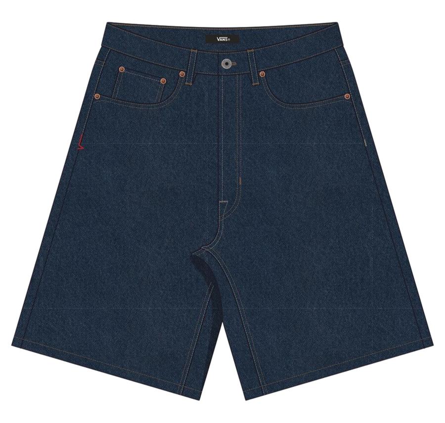 Vans Check-5 Baggy Denim Short Erkek Şort Ve Kapri Lacivert Vans Check-5 Baggy Denim Short Erkek Şort Ve Kapri Lacivert